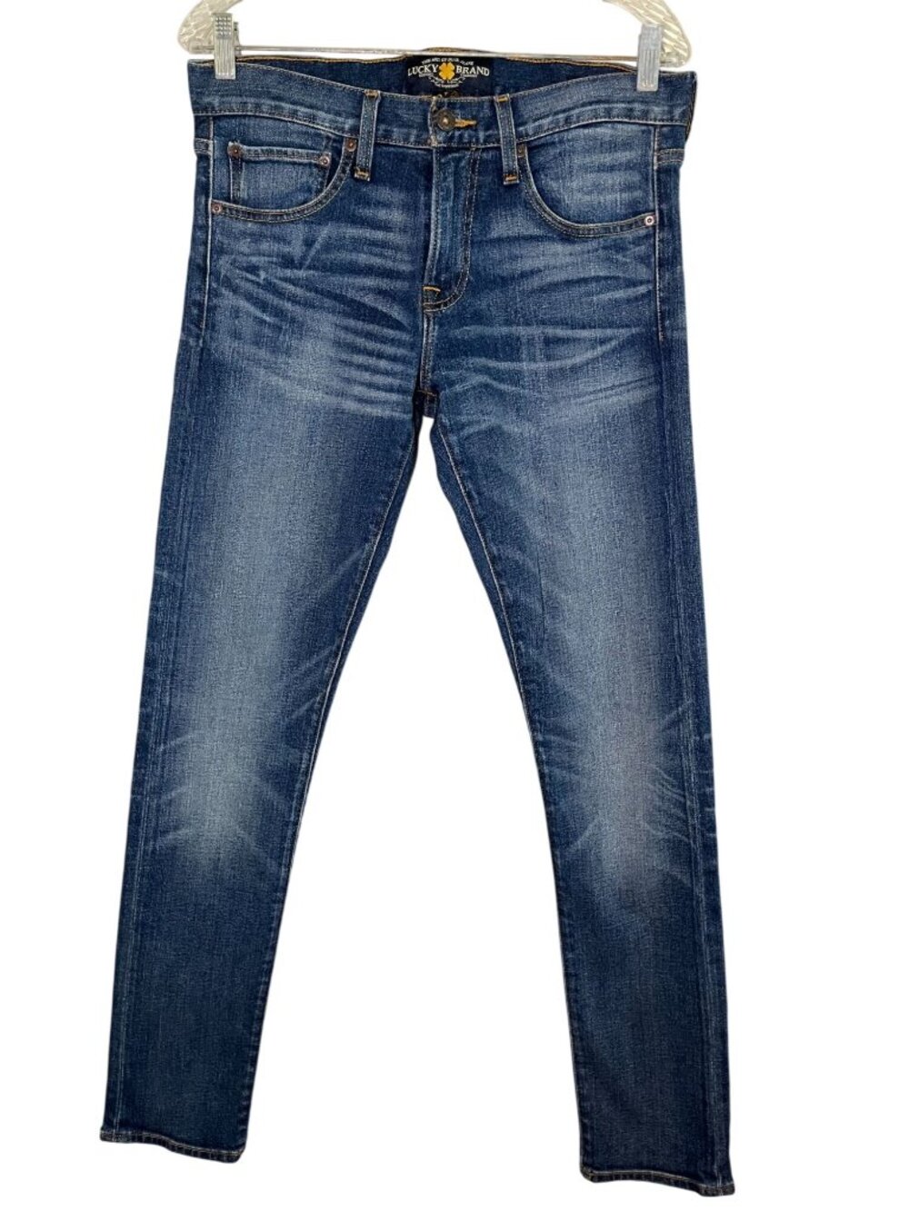 Lucky Brand Skinny Denim Jeans 30" Western Low Rise Skater Grunge Preppy 90s